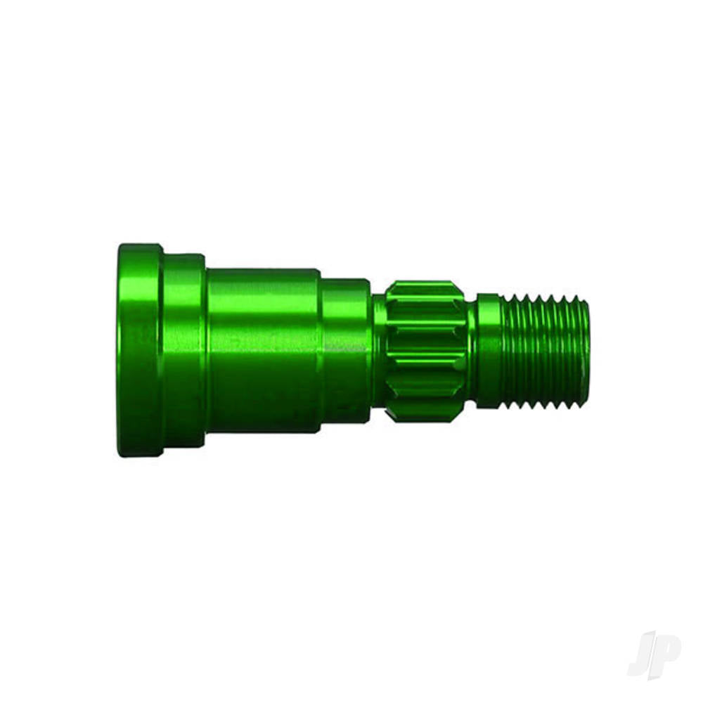 Traxxas Stub axle, aluminium (Green-anodised) (1pc) (use only with #7750X driveshaft) TRX7768G