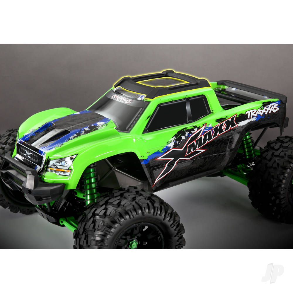 Traxxas Skid plate, roof (Body) (Green)/ 3x15mm CS (4 pcs) (requires #7713 - TRX7817G