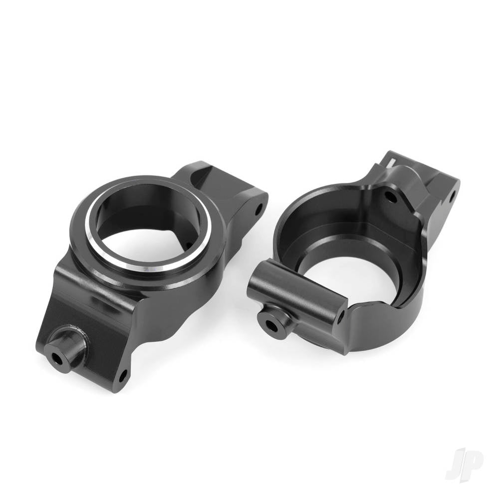 Traxxas Caster blocks (c-hubs), 6061-T6 aluminium (gray-anodised), left & right TRX7832-GRAY