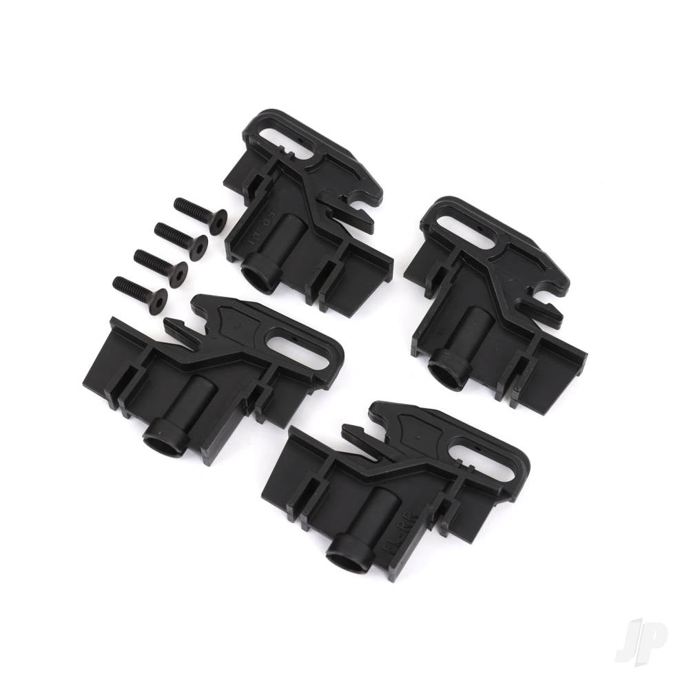 Traxxas Battery hold-down mounts, left (2)/ right (2)/ 4x15mm CCS (4) TRX7833