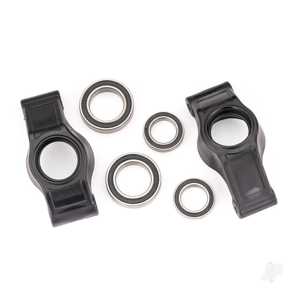 Traxxas Carriers, stub axle (rear) (left & right)/ 20x32x7mm bearings (2)/ 15x24x5mm bearings (2) TRX7852X