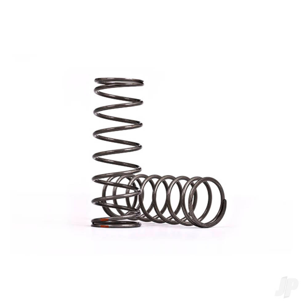 Traxxas Springs, shock, medium (natural finish) (GTX) (2.899 rate, orange stripe) (2) TRX7865