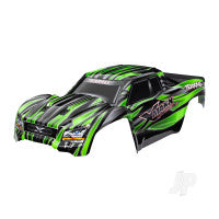 Traxxas Body, X-Maxx Ultimate, green (painted, decals applied) (assembled with front & rear body mounts, rear body support, and tailgate protector) TRX7868-GRN