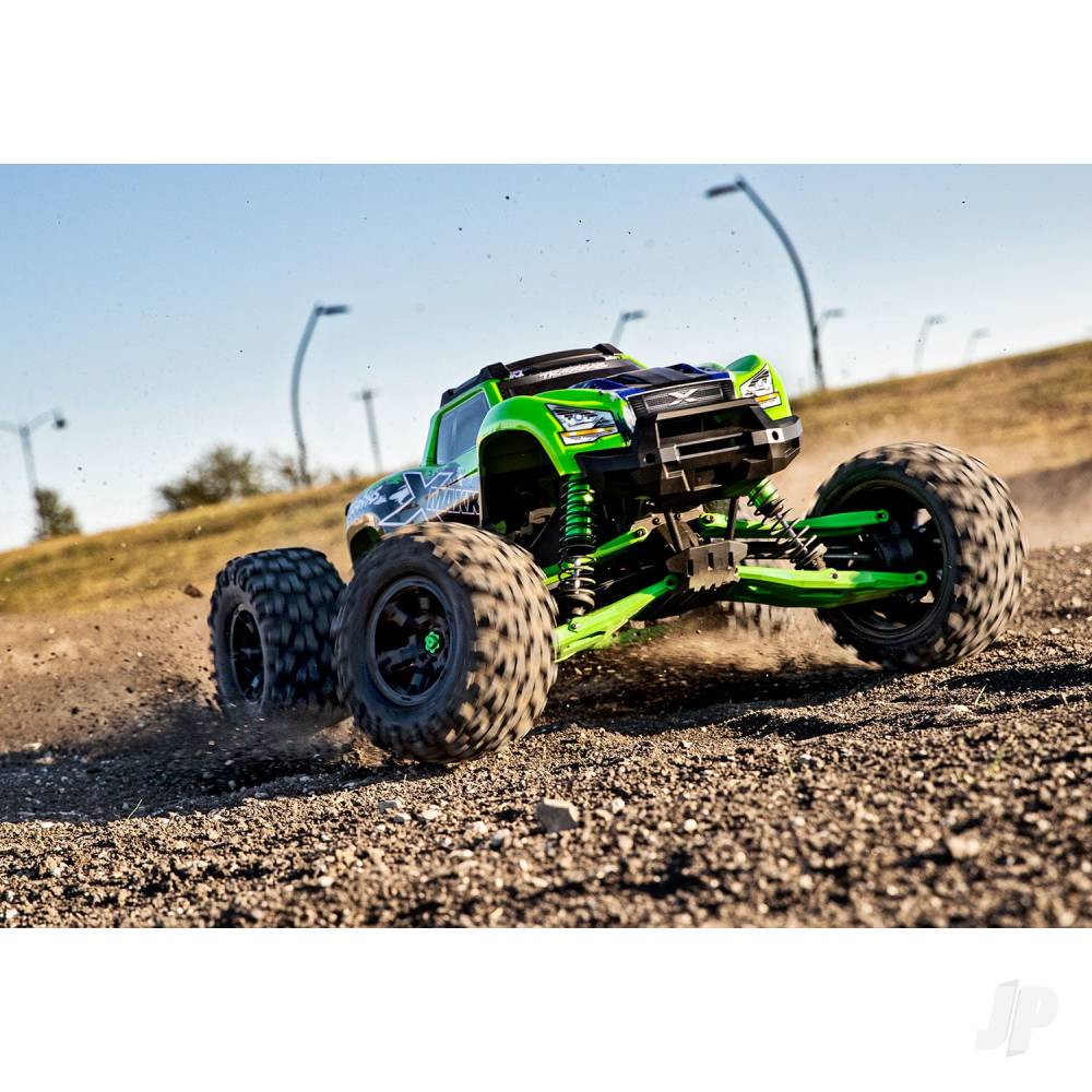 Traxxas Suspension kit, X-Maxx WideMaxx, green (includes front & rear susp - TRX7895G 9