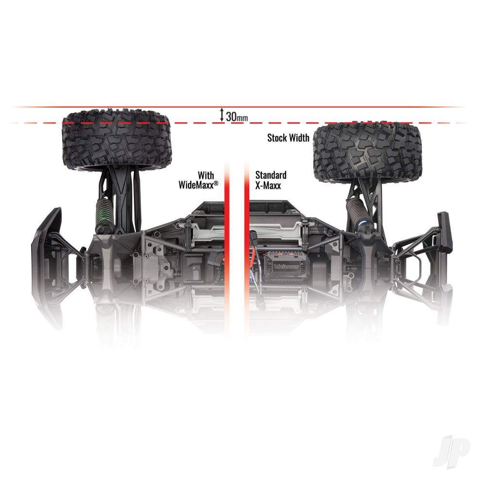 Traxxas Suspension kit, X-Maxx WideMaxx, red (includes front & rear suspen - TRX7895R 1