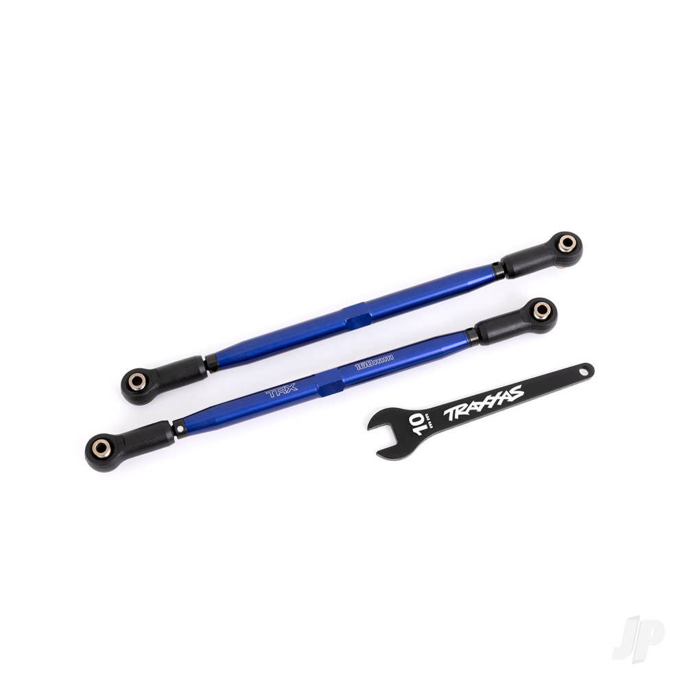 Traxxas Toe links, front (Tubes blue-anodised, 6061-T6 aluminium) (2) (for use with #7895 X-Maxx WideMaxx suspension kit) TRX7897X