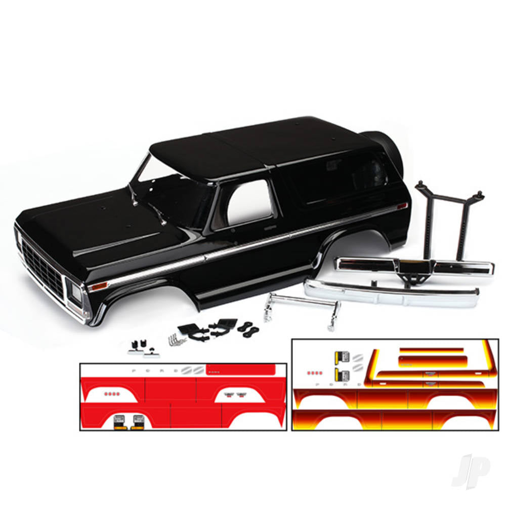 Traxxas Body, Ford Bronco, complete (black) (requires #8072 inner fenders) TRX8010X 1