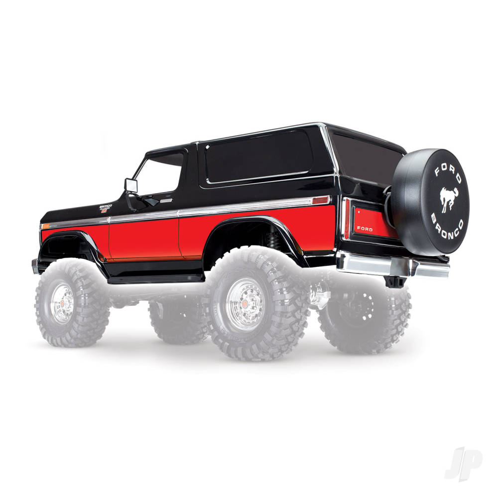 Traxxas Body, Ford Bronco, complete (black) (requires #8072 inner fenders) TRX8010X 2