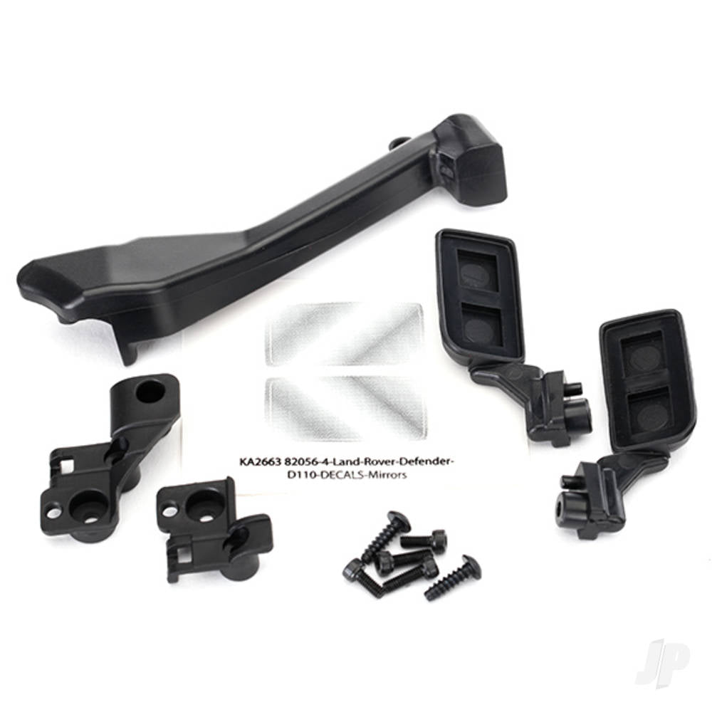 Traxxas Mirrors, side (left &amp; right) / snorkel / mounting hardware (fits #8011 Body) TRX8020