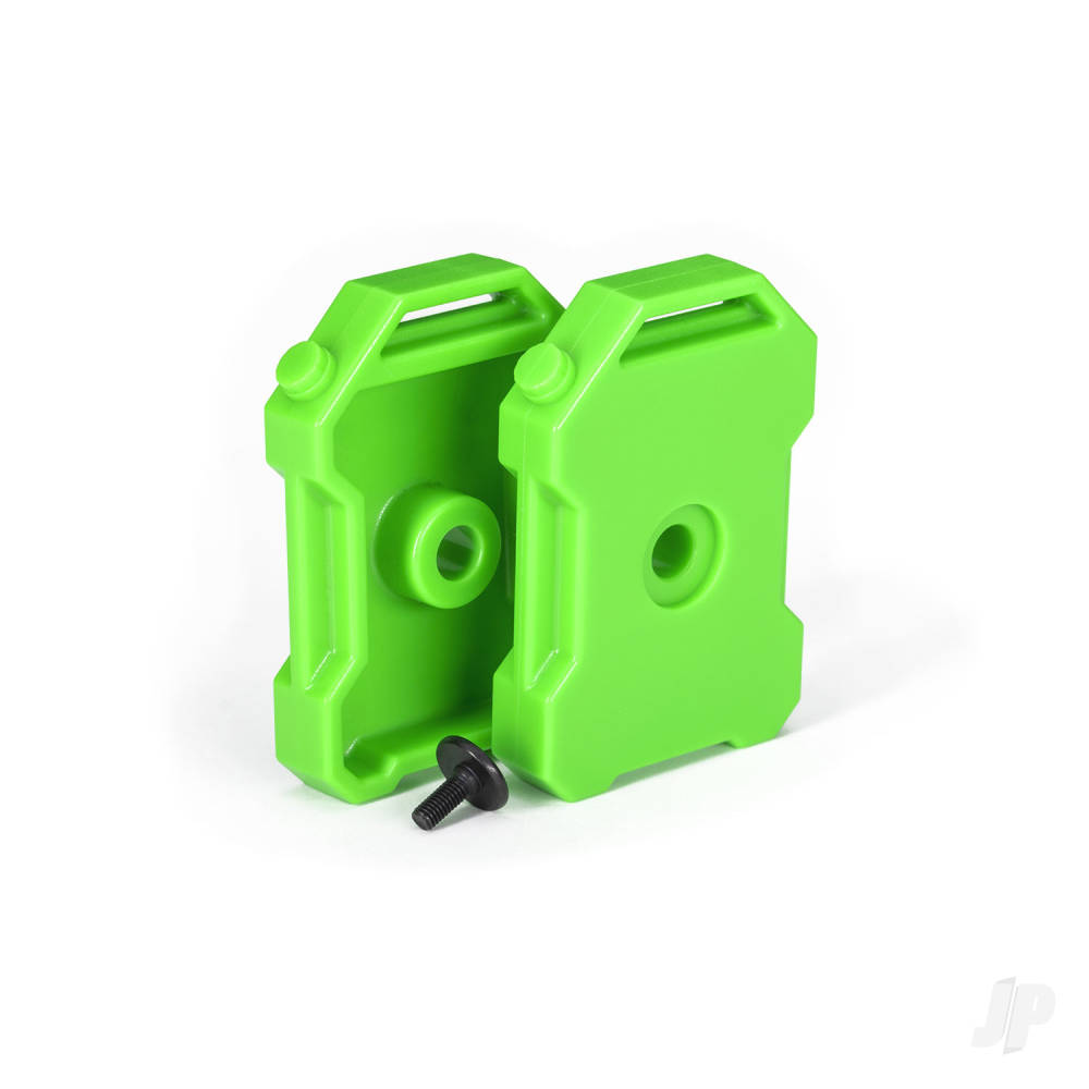 Traxxas Fuel canisters (green) (2)/ screw pin TRX8022-GRN