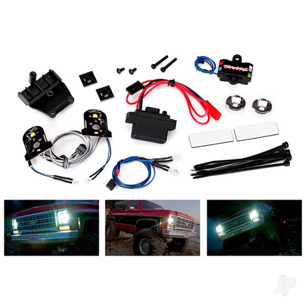 Traxxas LED light Set, complete with power supply (contains headlights, ta - TRX8038 1