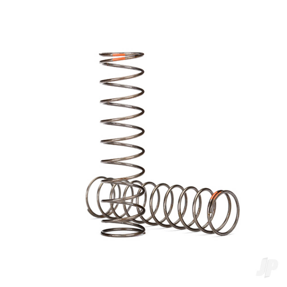 Traxxas Springs, shock (natural finish) (GTS) (0.39 rate, orange stripe) (2 pcs) TRX8044