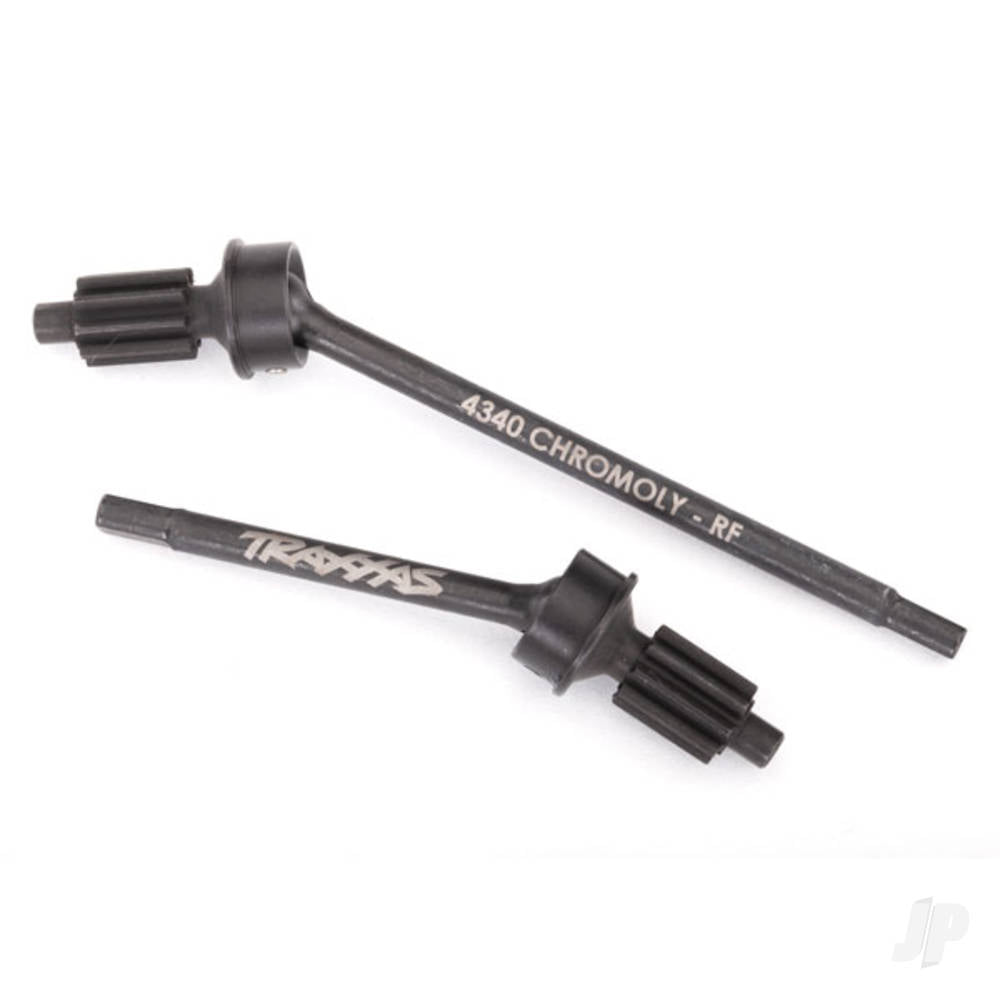 Traxxas Axle shaft, Front, heavy duty (left & right) / portal drive input gear (machined) (2 pcs) (assembled) TRX8062