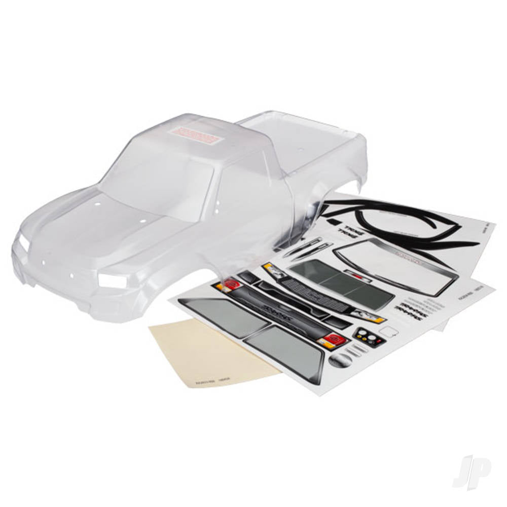 Traxxas Body, TRX-4 Sport (clear, trimmed, die-cut for LED light kit, requires painting) / window masks / decal sheet TRX8111R