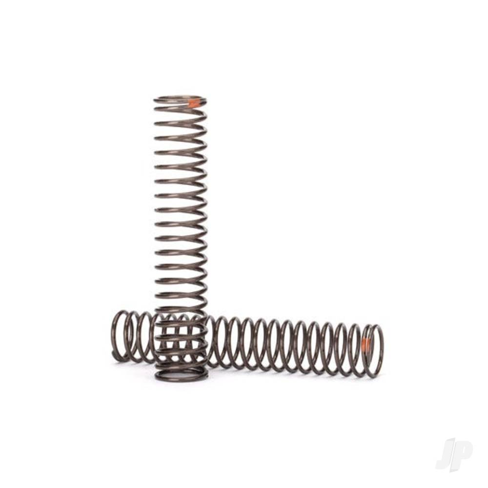 Traxxas Springs, shock, Long (natural finish) (GTS) (0.39 rate, orange stripe) (for use with TRX-4 Long Arm Lift Kit) TRX8154