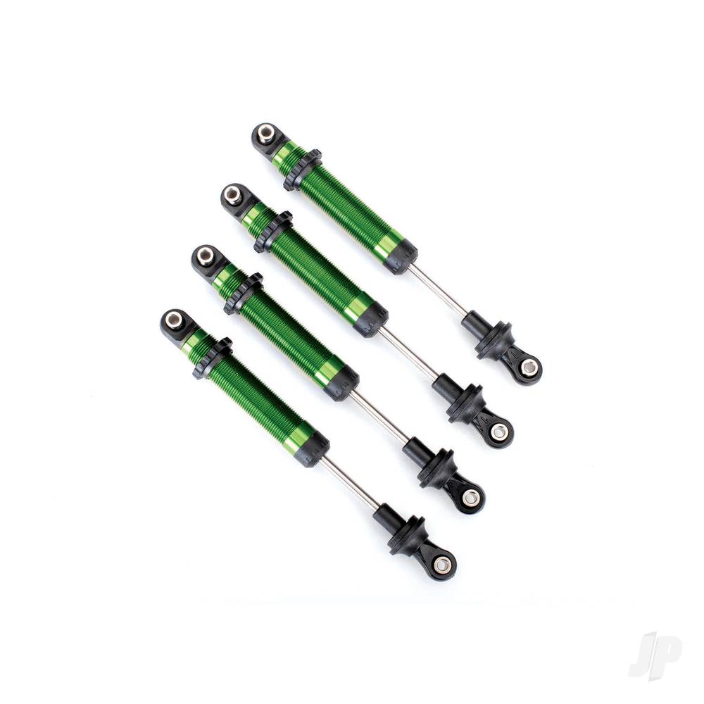 Traxxas Shocks, GTS, aluminium (green-anodised) (assembled without springs) (4) (for use with #8140 TRX-4 Long Arm Lift Kit) TRX8160-GRN