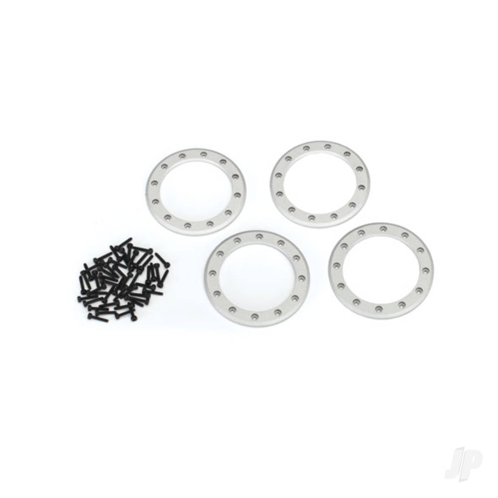 Traxxas Beadlock rings, satin (2.2in) (Aluminium) (4 pcs) / 2x10 CS (48) TRX8168