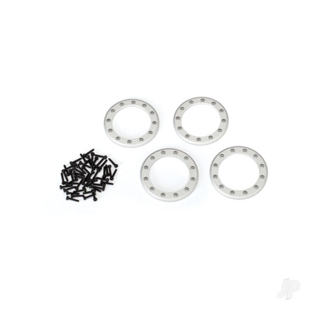 Traxxas Beadlock rings, satin (1.9in) (Aluminium) (4 pcs) / 2x10 CS (48) TRX8169