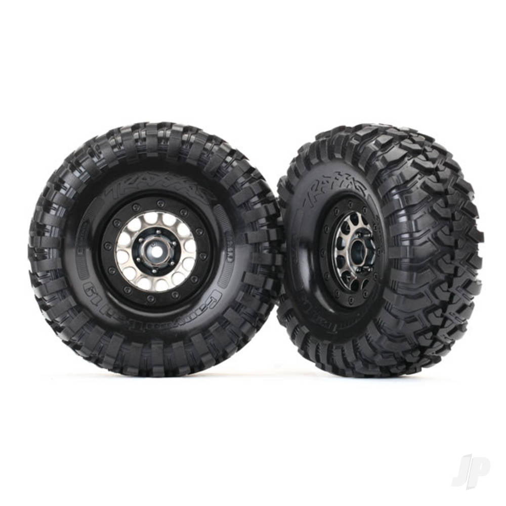 Traxxas Tyres and Wheels, Assembled (1 Left, 1 Right) TRX8174