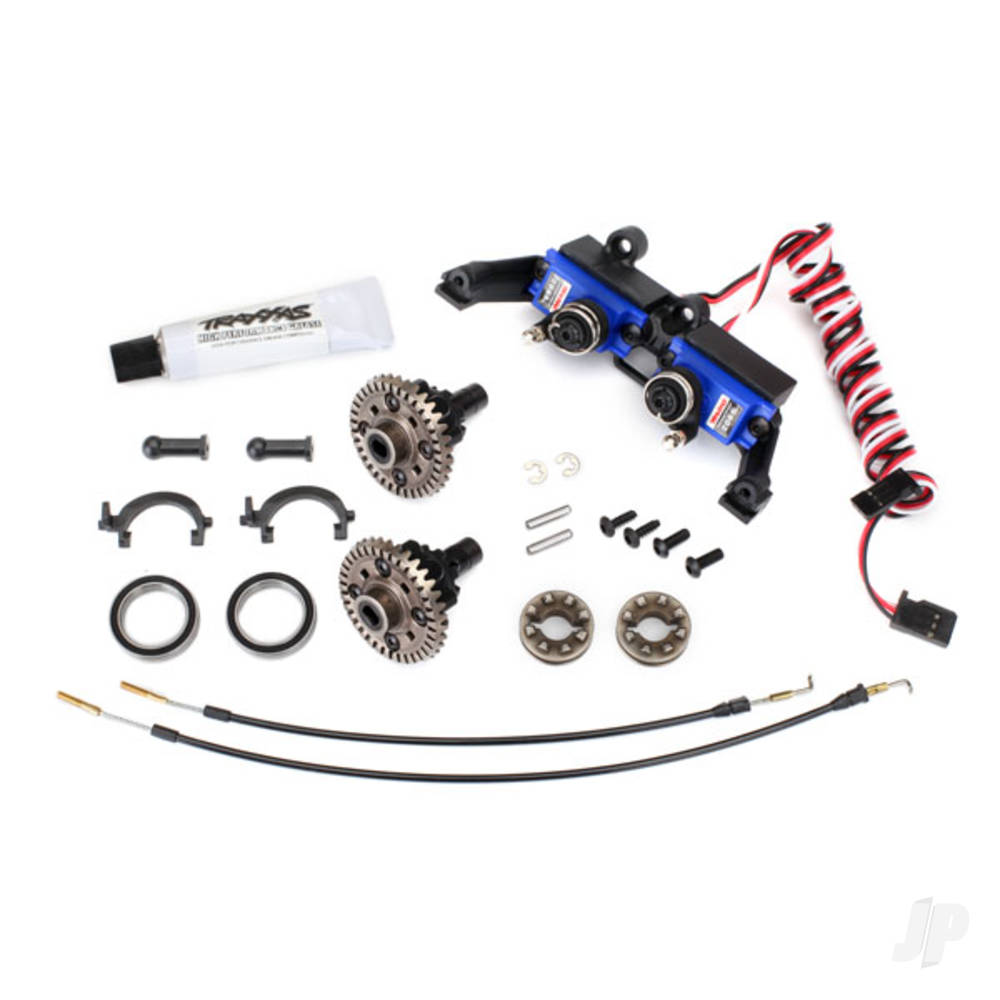 Traxxas Differential, locking, Front and Rear (assembled) (includes T-Lock cables and servo) TRX8195