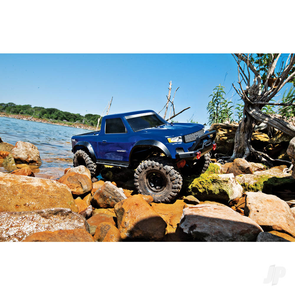 Traxxas Blue TRX-4 Sport 1:10 4WD RTR Electric Crawler Truck (+ TQ 2-ch, X - TRX82024-4-BLUE 7