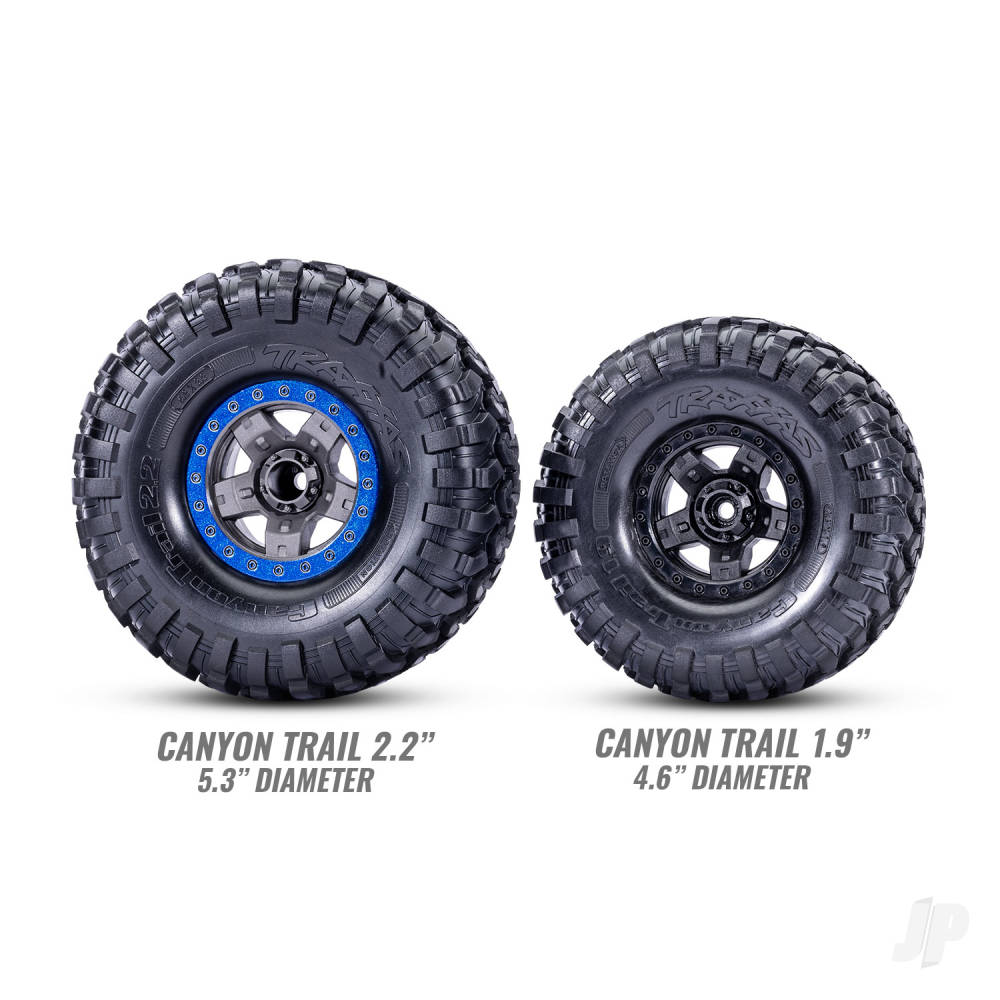 Traxxas TRX-4 Sport High Trail Edition 1:10 4WD Electric Trail Crawler, Me - TRX82044-4-BLUE 24