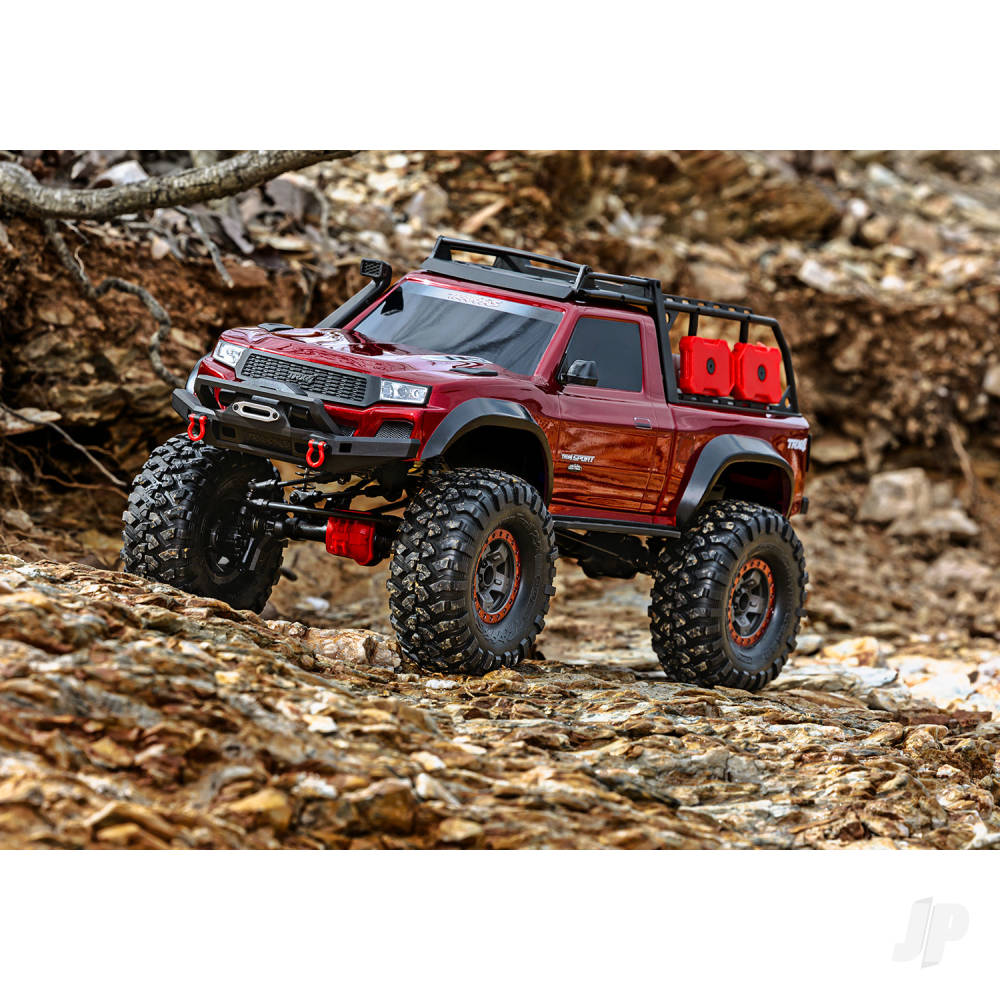 Traxxas TRX-4 Sport High Trail Edition 1:10 4WD Electric Trail Crawler, Me - TRX82044-4-RED 7