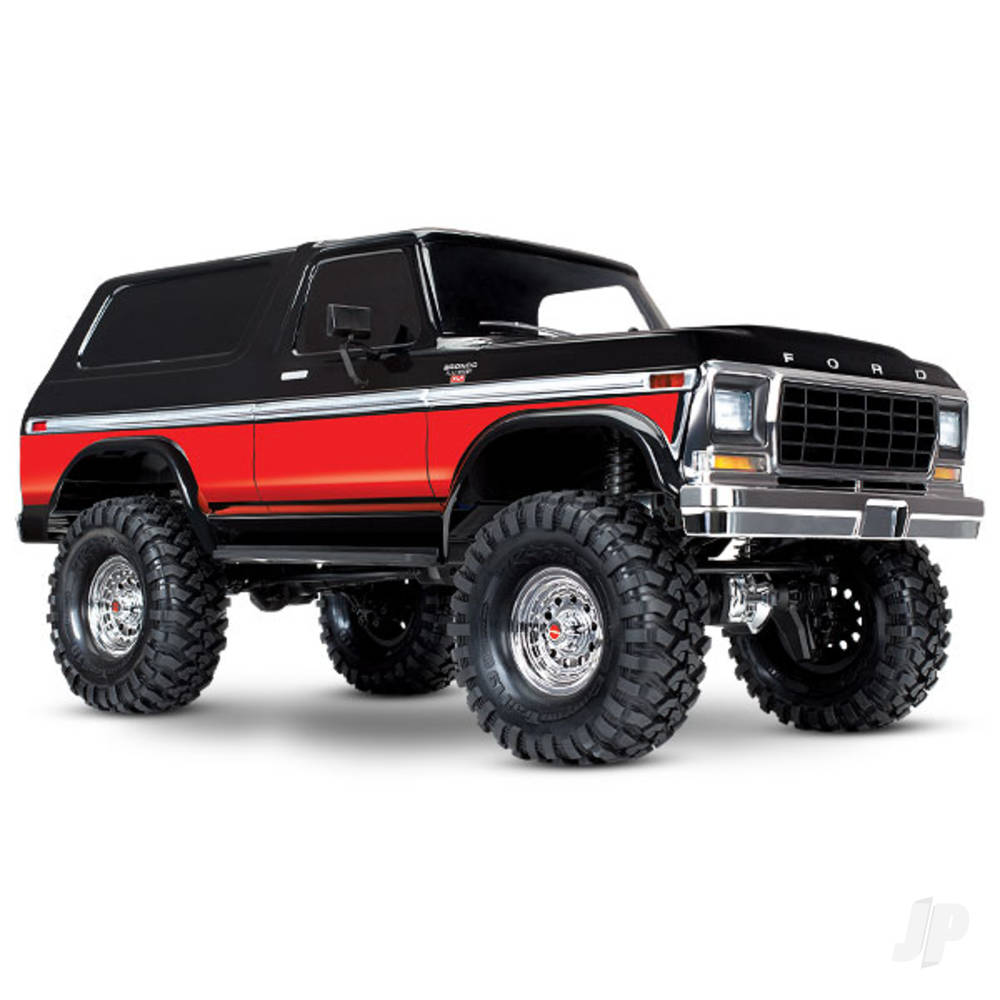 Traxxas TRX-4 Ford Bronco 1:10 4X4 Electric Trail Truck, Red (+ TQi 4-ch, XL-5 HV, Titan 550) TRX82046-4-RED