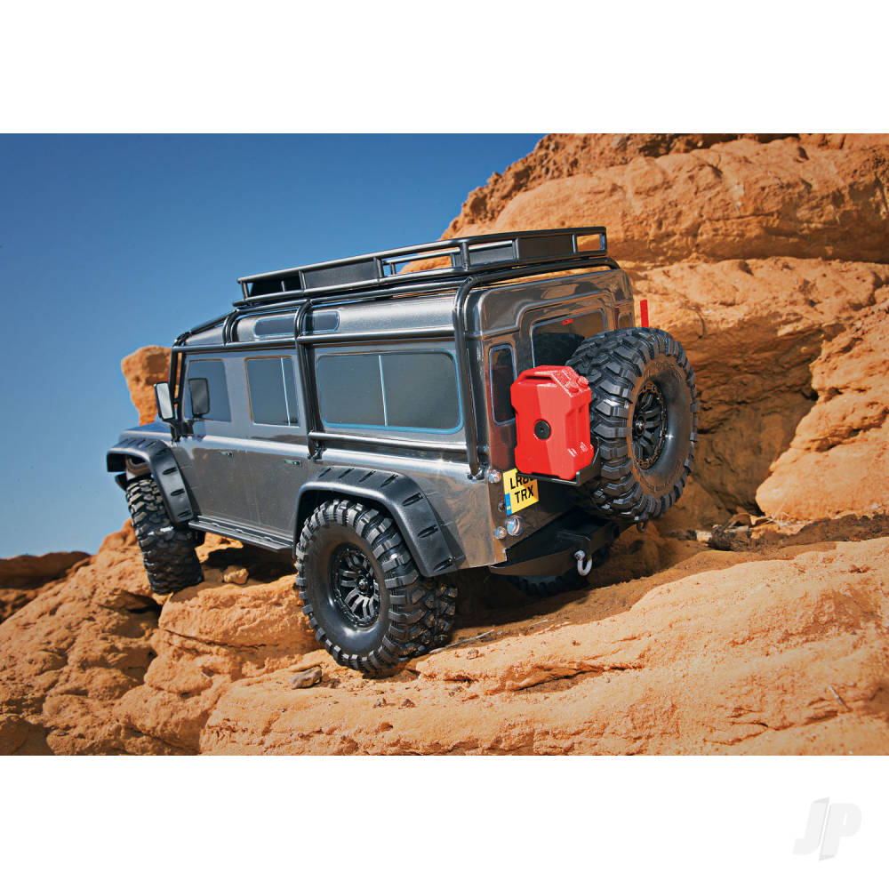 Traxxas Silver TRX-4 Land Rover Defender 1:10 4X4 Electric Trail Crawler ( - TRX82056-4-SLVR 10