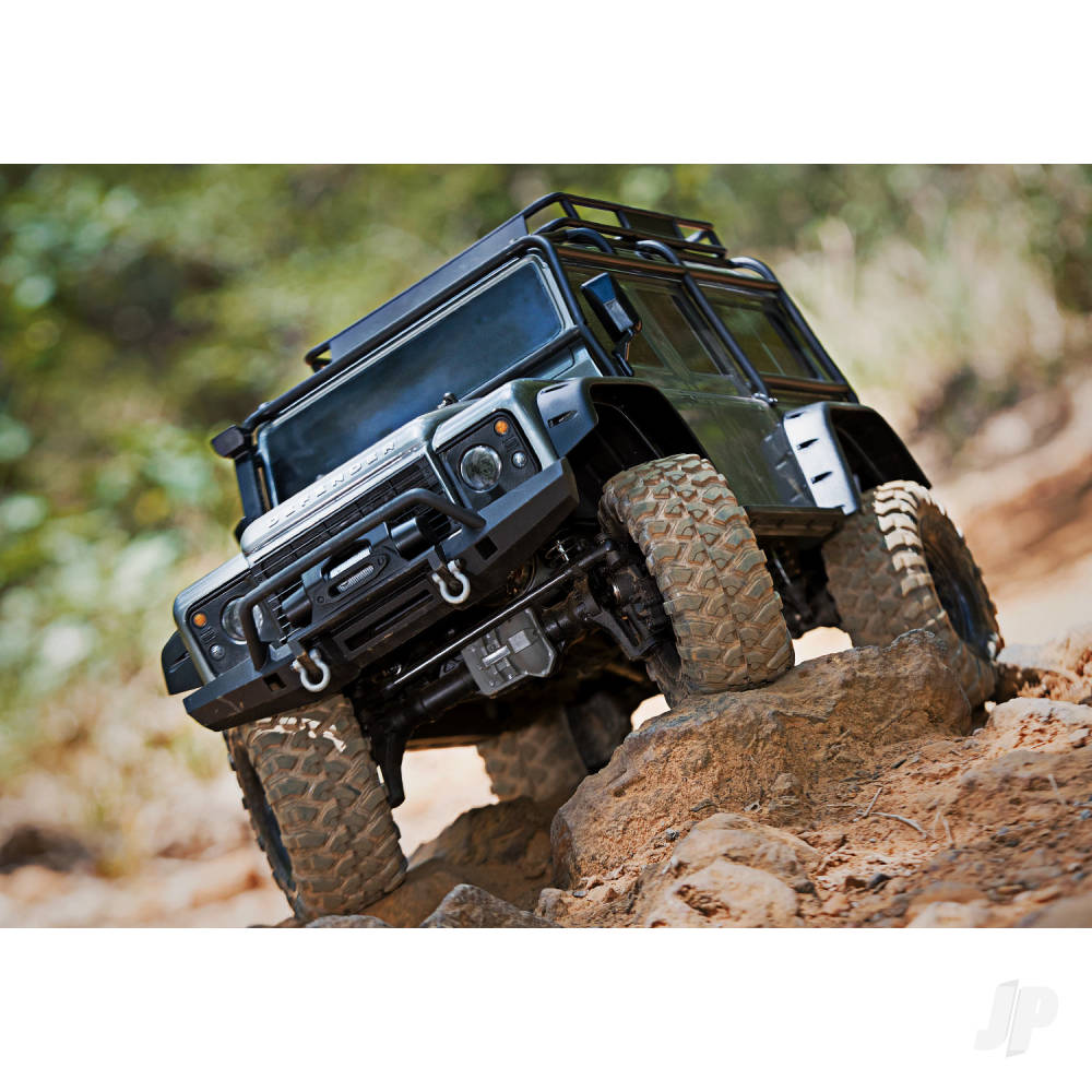 Traxxas Silver TRX-4 Land Rover Defender 1:10 4X4 Electric Trail Crawler ( - TRX82056-4-SLVR 7