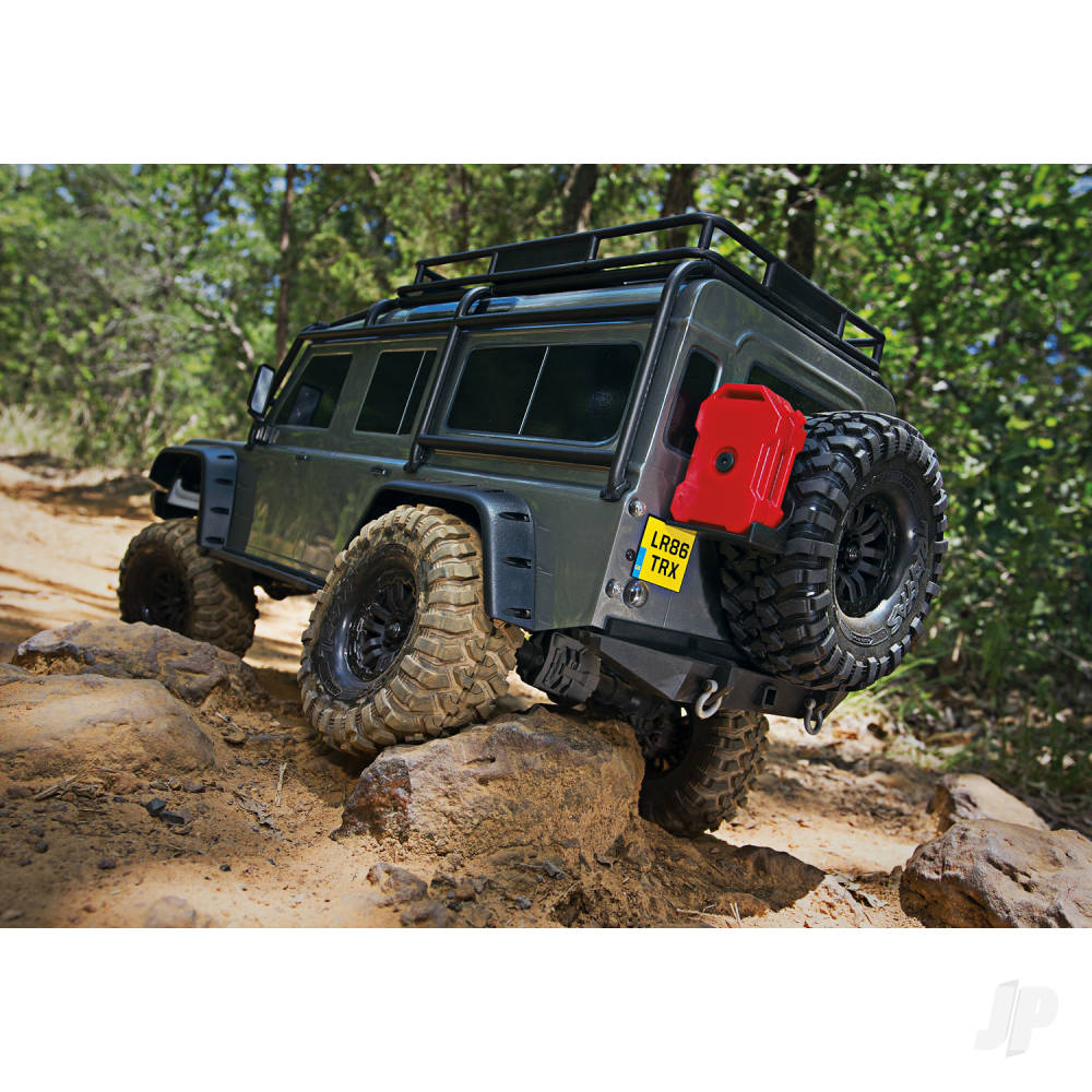 Traxxas Silver TRX-4 Land Rover Defender 1:10 4X4 Electric Trail Crawler ( - TRX82056-4-SLVR 8