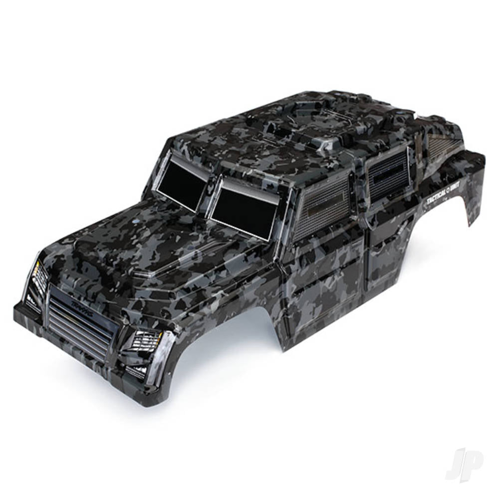 Traxxas Body, Tactical Unit, night camo (painted) / decals TRX8211X