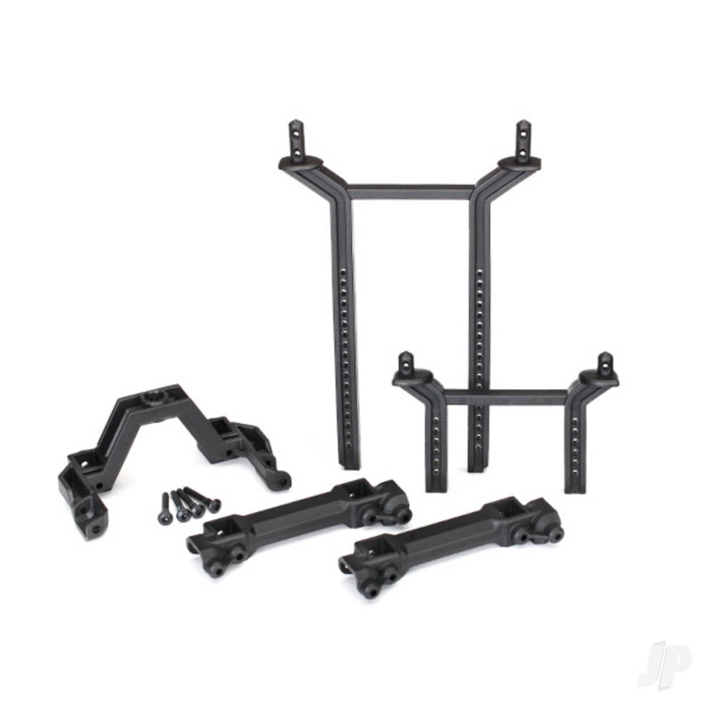 Traxxas Body mounts & posts, Front & Rear (complete Set) TRX8215