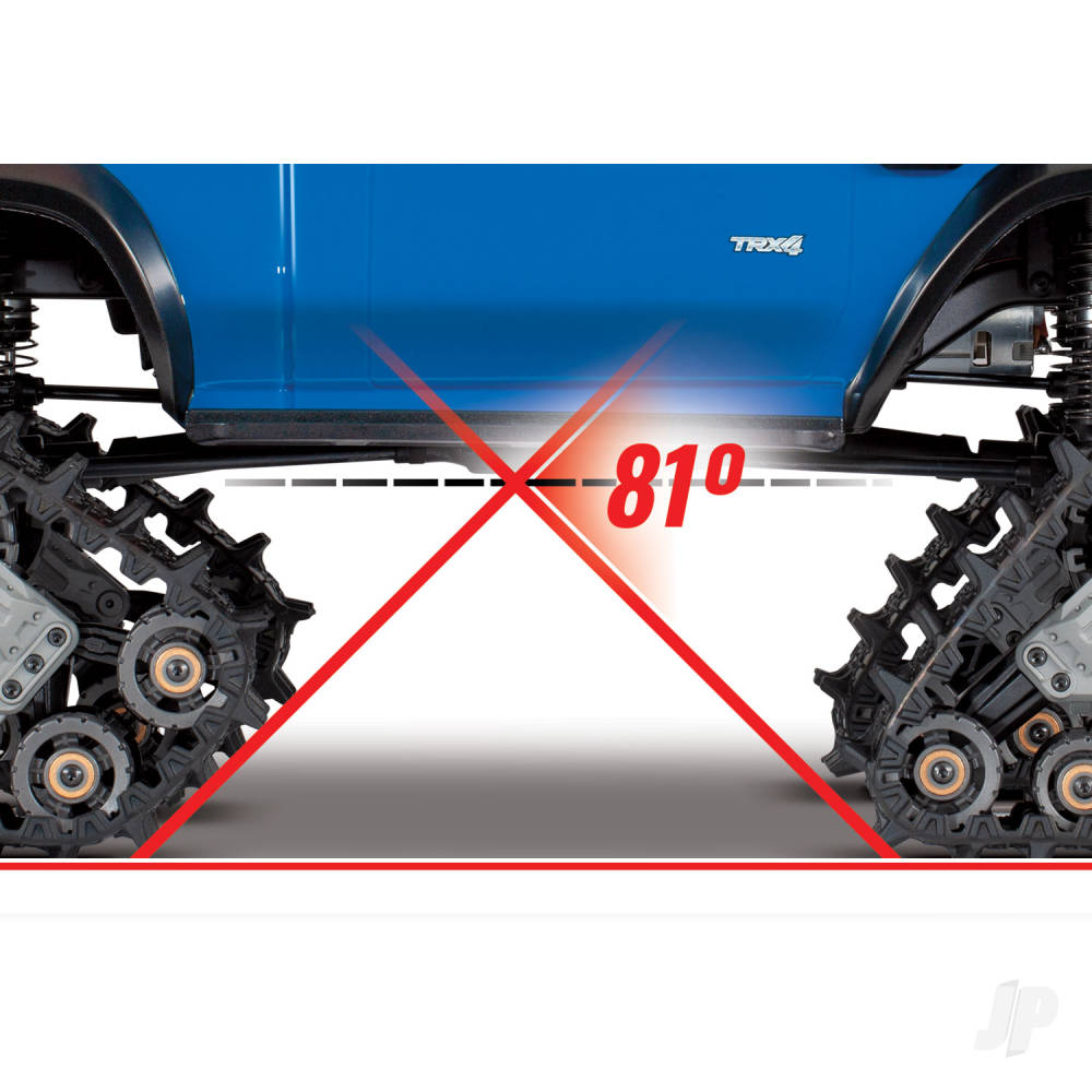 Traxxas TRX-4 Sport with Deep-Terrain Traxx 1:10 4X4 Electric All-Terrain Crawler, Blue (TRX82234-4-BLUE)