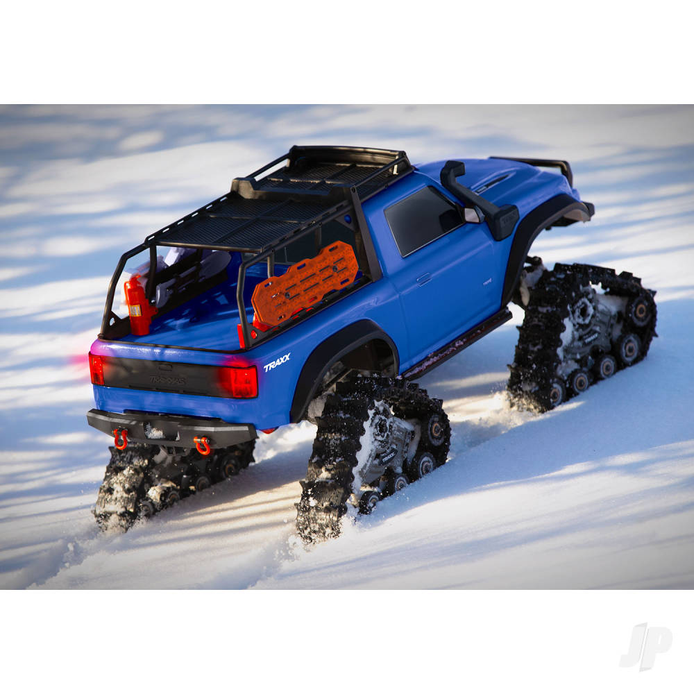 Traxxas TRX-4 Sport with Deep-Terrain Traxx 1:10 4X4 Electric All-Terrain Crawler, Blue (TRX82234-4-BLUE)