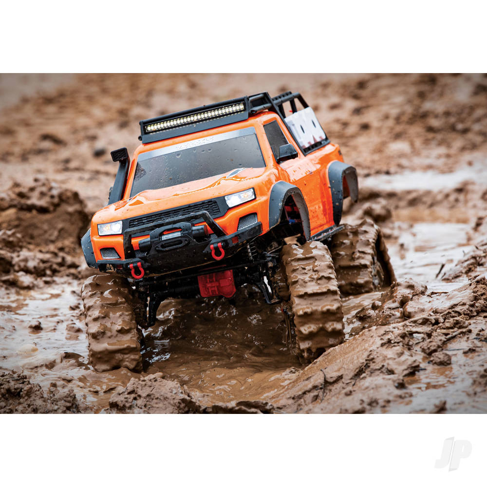 Traxxas TRX-4 Sport with Deep-Terrain Traxx 1:10 4X4 Electric All-Terrain Crawler, Blue (TRX82234-4-BLUE)