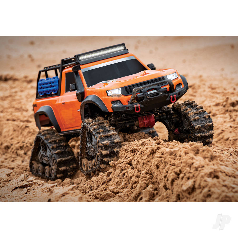 Traxxas TRX-4 Sport with Deep-Terrain Traxx 1:10 4X4 Electric All-Terrain Crawler, Orange (TRX82234-4-ORNG)