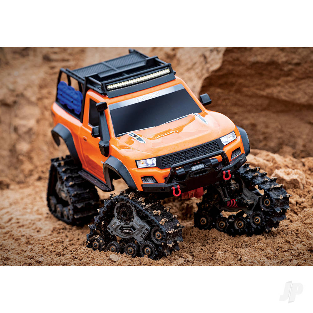 Traxxas TRX-4 Sport with Deep-Terrain Traxx 1:10 4X4 Electric All-Terrain Crawler, Orange (TRX82234-4-ORNG)