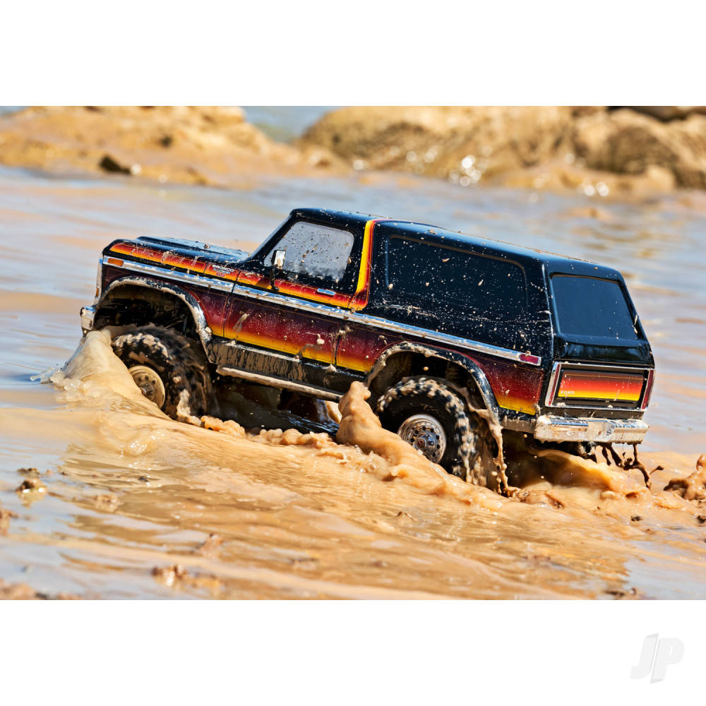 Traxxas TRX-4 1979 Ford Bronco 1:10 4X4 Electric RTD All-Terrain Crawler, Sunset (TRX82246-4-SUN)