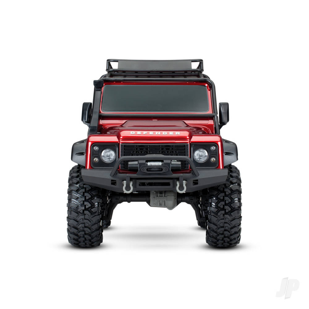 Traaxxas TRX-4 Land Rover Defender 1:10 4X4 Electric Trail Crawler, Red TRX82256-4-RED