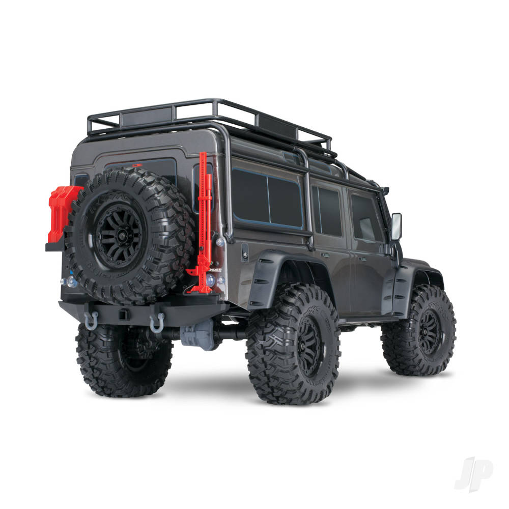 Traaxxas TRX-4 Land Rover Defender 1:10 4X4 Electric Trail Crawler, Silver TRX82256-4-SLVR