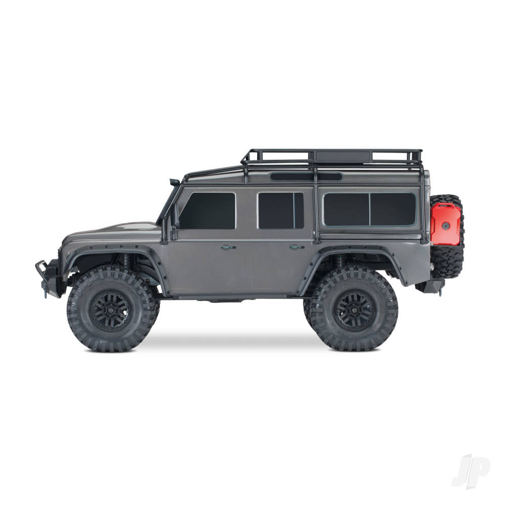 Traaxxas TRX-4 Land Rover Defender 1:10 4X4 Electric Trail Crawler, Silver TRX82256-4-SLVR