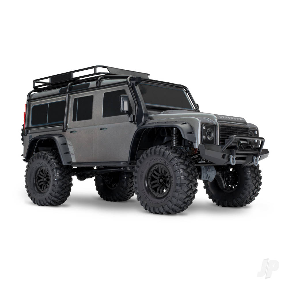 Traaxxas TRX-4 Land Rover Defender 1:10 4X4 Electric Trail Crawler, Silver TRX82256-4-SLVR