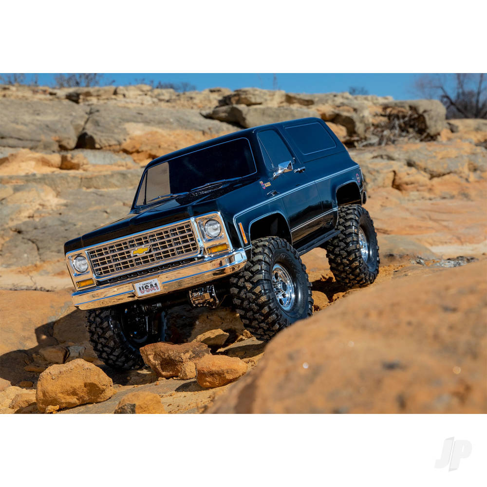 Traxxas TRX-4 1979 Chevrolet Blazer 1:10 4X4 Electric All-Terrain Crawler, Black (TRX82276-4-BLK)