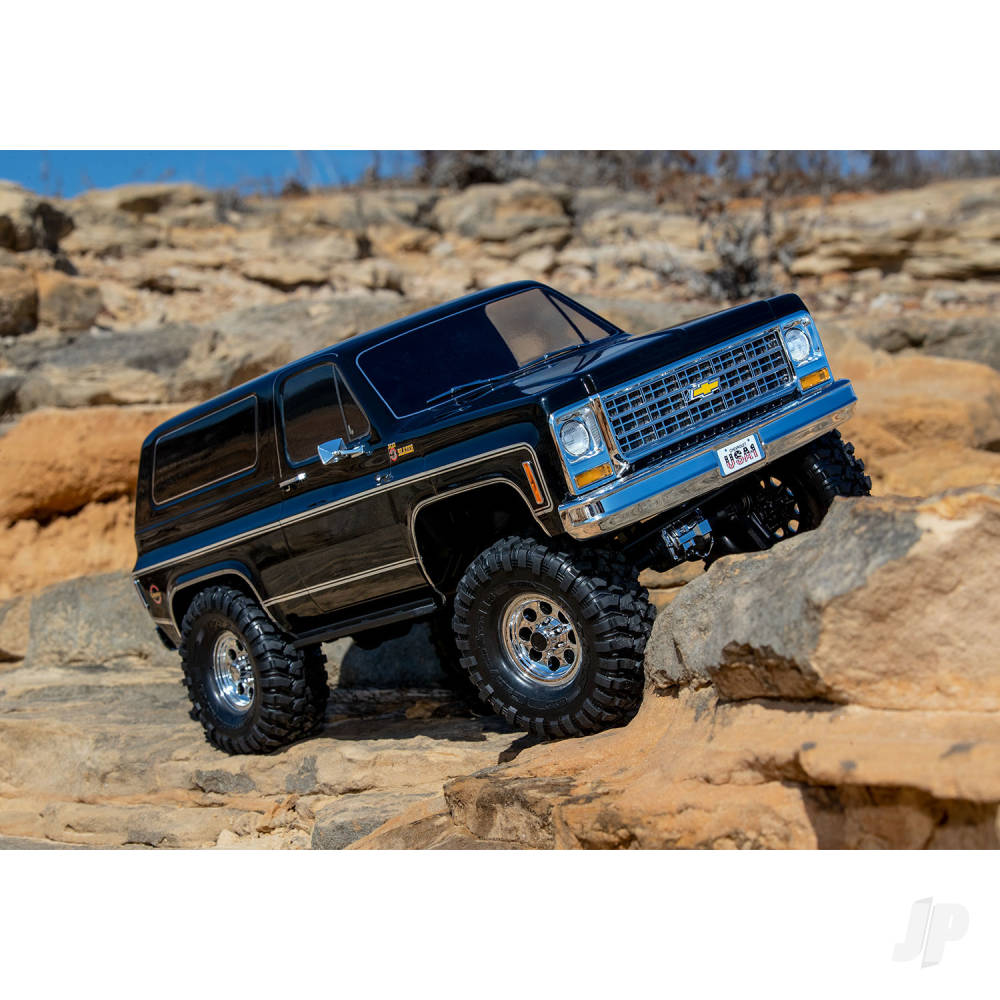 Traxxas TRX-4 1979 Chevrolet Blazer 1:10 4X4 Electric All-Terrain Crawler, Black (TRX82276-4-BLK)