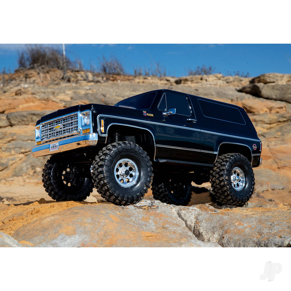 Traxxas TRX-4 1979 Chevrolet Blazer 1:10 4X4 Electric All-Terrain Crawler, Black (TRX82276-4-BLK)
