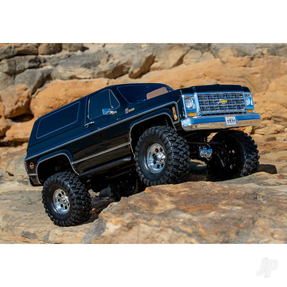 Traxxas TRX-4 1979 Chevrolet Blazer 1:10 4X4 Electric All-Terrain Crawler, Black (TRX82276-4-BLK)