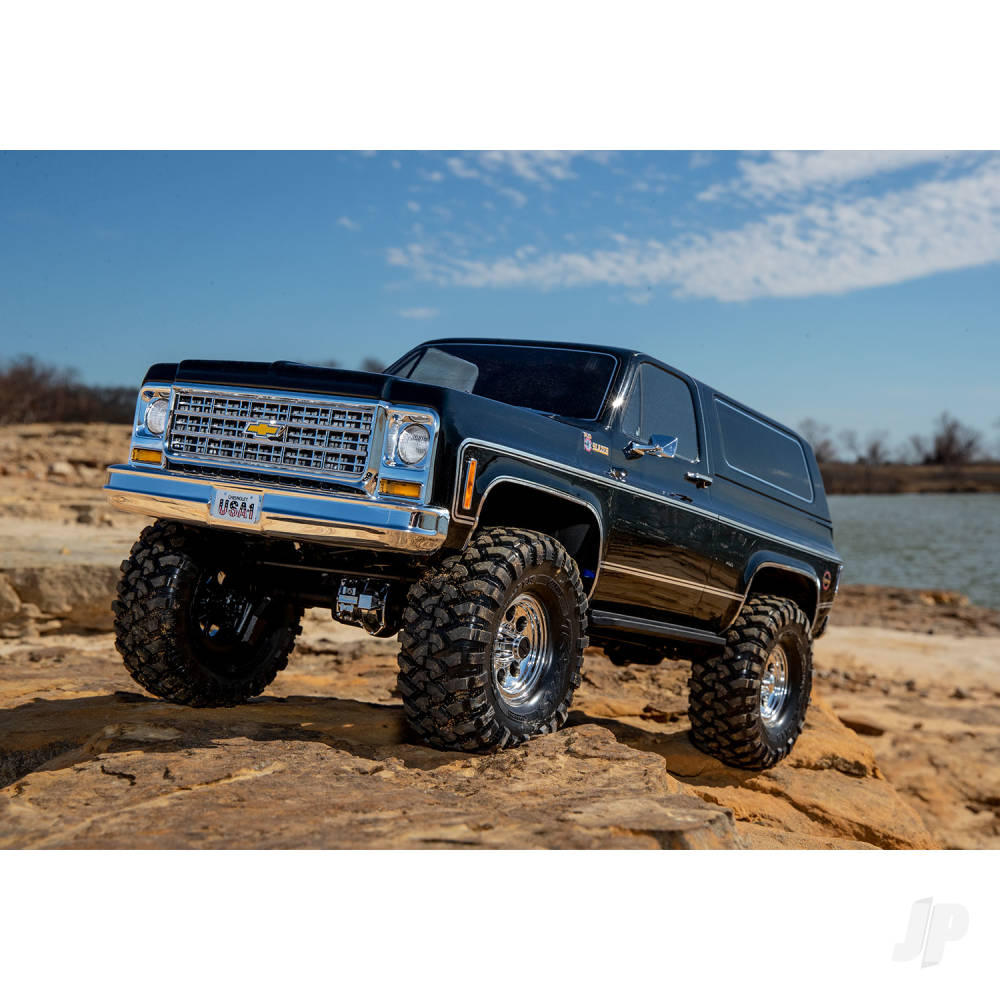 Traxxas TRX-4 1979 Chevrolet Blazer 1:10 4X4 Electric All-Terrain Crawler, Black (TRX82276-4-BLK)
