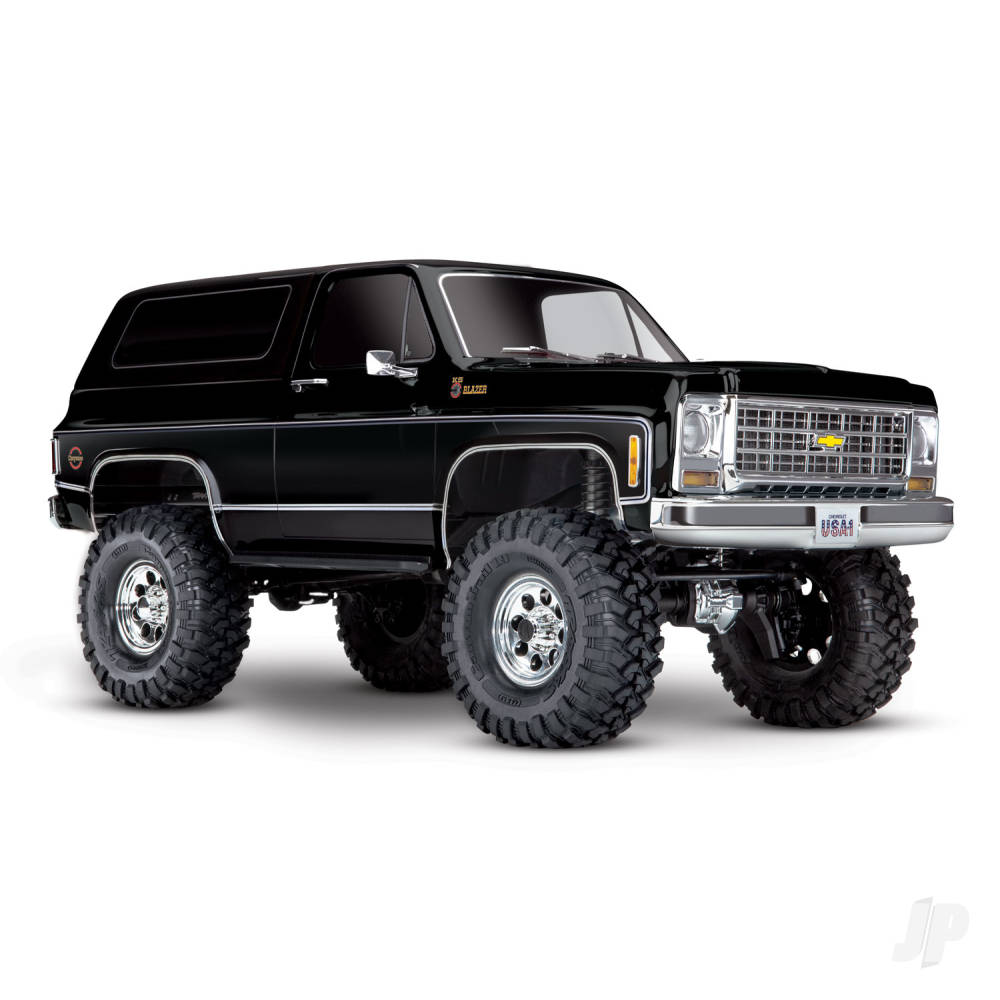 Traxxas TRX-4 1979 Chevrolet Blazer 1:10 4X4 Electric All-Terrain Crawler, Black (TRX82276-4-BLK)