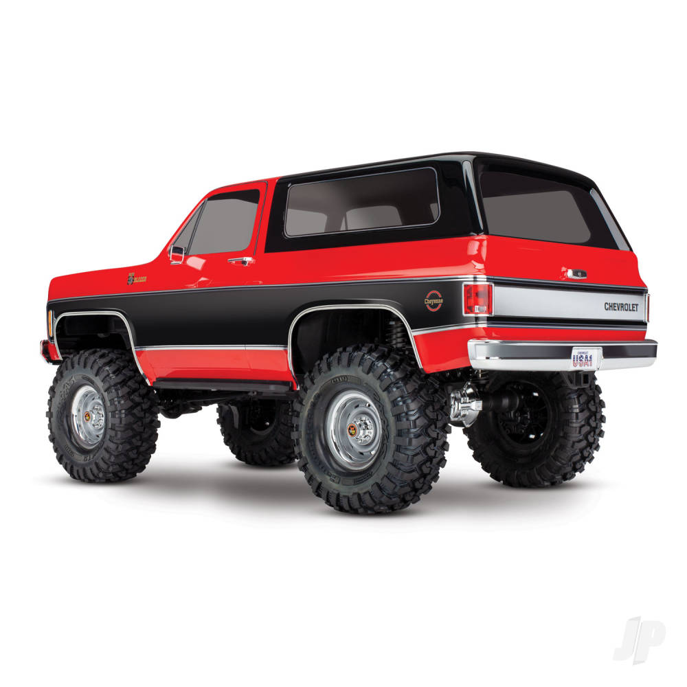 Traxxas TRX-4 1979 Chevrolet Blazer 1:10 4X4 Electric All-Terrain Crawler, Red (TRX82276-4-RED)